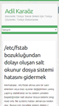 Mobile Screenshot of adilkaraoz.com
