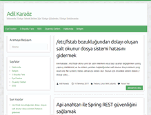 Tablet Screenshot of adilkaraoz.com